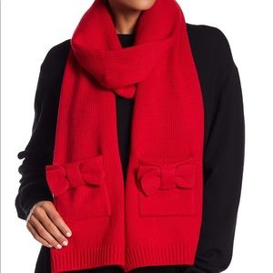 NWT Kate Spade bow scarf